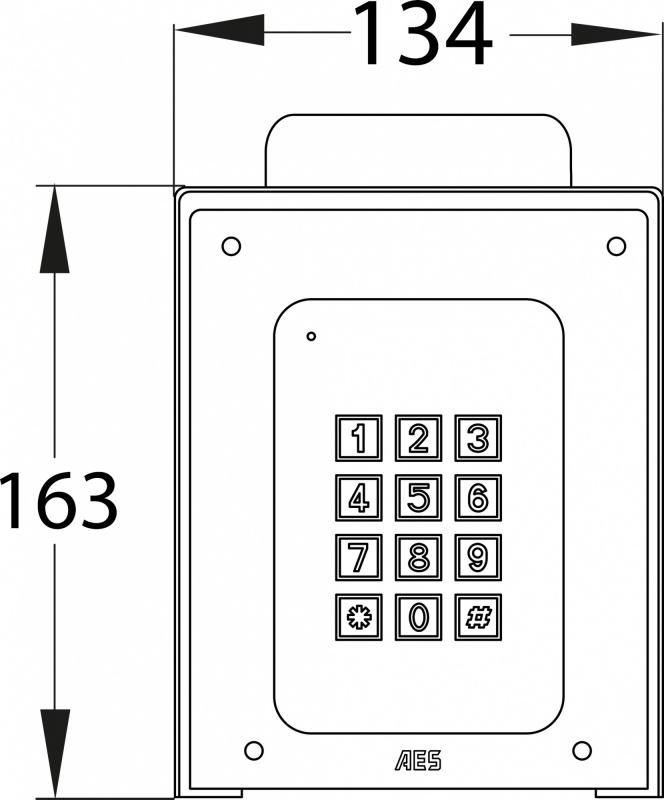 Musitel « Digicode GSM – Clavier à codes
